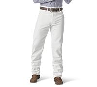 Wrangler Men’s 13MWZ Cowboy Cut Original Fit Jean, White, 33W x 36L