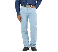 Wrangler Men's Cowboy Cut Active Flex Original Fit Jean, Bleach, 34W x 32L