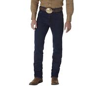 Wrangler Men's Cowboy Cut Slim Fit Jean, Dark Stone, 32x34