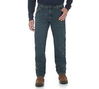 Wrangler Men's Flame Resistant Regular Fit Jean, Dark Tint, 36x36