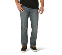 Wrangler Men's Free-to-Stretch Athletic Fit Jean, Mediterranean, 42W x 32L