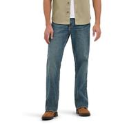 Wrangler Men's Free-to-Stretch Relaxed Fit Jean, Grey Tint, 36W x 30L
