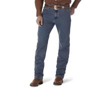 Wrangler Men's Premium Performance Cowboy Cut Reg Jean, Mid Tint, 38W x 30L