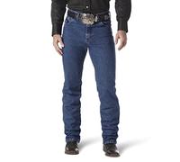 Wrangler Men's Premium Performance Cowboy Cut Slim Fit Jean, Dark Stone, 31W x 34L