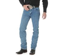 Wrangler Men's Premium Performance Cowboy Cut Slim Fit Jean, Stonewashed, 31W x 30L