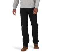 Wrangler Men's Regular Flex Jeans, Black, 36W / 30L