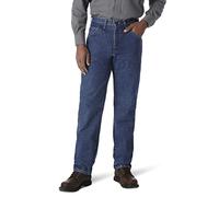 Wrangler Men's Riggs Workwear Relaxed Fit Jean, Medium Fade, 40x36