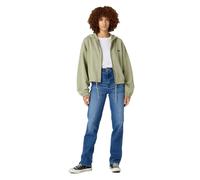 Wrangler Mom Jeans Straight Leg in Smoke Sea W34 / L32 Straight Fit