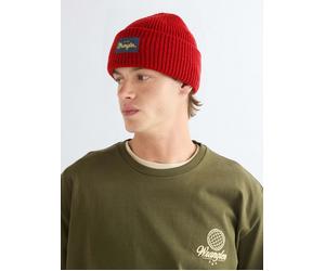 Wrangler Mütze Herren Wolle rot, ONE SIZE