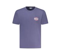 WRANGLER Navy Grafik TShirt Rundhals Logo - Größe: XL