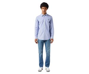 Wrangler Oxford-Hemd in hellblau mit kleinen Logo XL Slim Fit