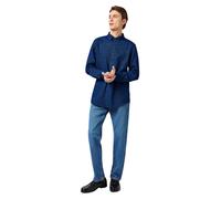 Wrangler Oxford Hemd in Indigo mit Button-Down-Kragen L Regular Fit