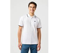 Wrangler Poloshirt in Weiß - Größe L | Herren Plussize