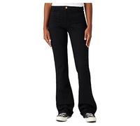 Bootcut-Jeans WRANGLER "Flare" Gr. 34, Länge 32, retro black Damen Jeans (97997330-34) retro black