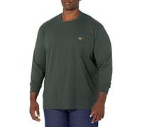 Wrangler Riggs Workwear Herren-Langarm-T-Shirt mit Taschen., waldgrün, X-Groß