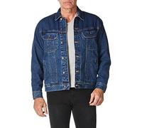 Wrangler Rugged Wear Herren-Jeansjacke mit Flanellfutter, Antik-Marineblau, 5XL Große Größen
