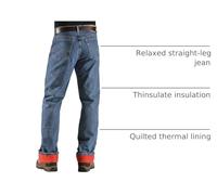 Wrangler Rugged Wear Woodland Herren Thermojeans - Blau - 30W / 30L