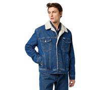 Jeansjacke WRANGLER "WESTERN DENIM JACKET", Herren, Gr. L, beige (mid stone), Denim/Jeans, Obermaterial: 100% Baumwolle, normal, Jacken (96248521-L) mid stone