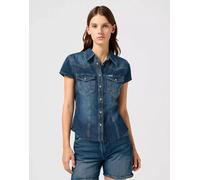 Wrangler Jeansbluse Shrunken Shirt indigo S