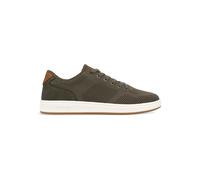 Sneaker WRANGLER "RONALD MEN LOW", Herren, Gr. 43, schwarz olive, Synthetik, Textil, Schuhe Sneaker (16584139-43) schwarz olive