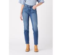 Wrangler Straight Jeans in blau mit mittelhohen Bund W33 / L34 Straight Fit