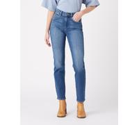 Wrangler Straight Jeans in blau mit mittelhohen Bund W38 / L34 Straight Fit