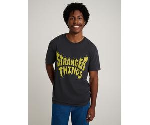 Wrangler Stranger Things Tee Washed Black T-Shirt schwarz in XL