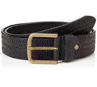 Wrangler Gürtel aus Anilin-Rindsleder in Schwarz 105