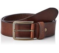 Wrangler Ledergürtel aus Anilin-Rindsleder in Braun 90