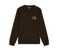 Wrangler Sweater Small Graphic Crew chocolate M