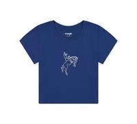 Wrangler T-Shirt Baby Tee deep cobalt S