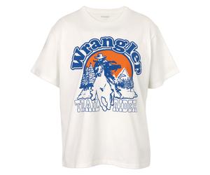WRANGLER T-Shirt Girlfriend Tee worn white L