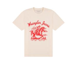 Wrangler T-Shirt Girlfriend Tee worn white L