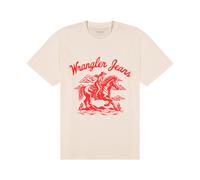 Wrangler T-Shirt Girlfriend Tee worn white XS
