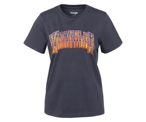 Wrangler T-Shirt Graphic Tee faded black XS