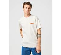 Wrangler - T-Shirt mit großem Aufdruck - Weiß L