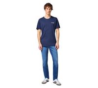 Wrangler Sign Off Short Sleeve T-shirt 2 Units Blau XL Mann (Herstellerartikelnummer: W7BZFQXW4-XL)
