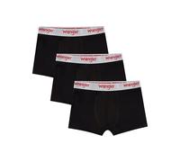 Wrangler Herren Tasker Boxershorts, Schwarz mit Grau Meliert Wb, S (3er Pack)