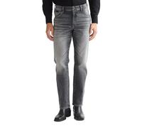 Straight-Jeans WRANGLER "TEXAS" Gr. 40, grau (smoky granite), Jeans, Herren, 40, Länge 34, Denim/Jeans, Obermaterial: 99% Baumwolle, 1% Elasthan, Straight-Jeans (62003262-40) smoky granite