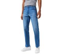 5-Pocket-Jeans WRANGLER "TEXAS FREE TO STRETCH" Gr. 32, Länge 34, blau (rustic) Herren Jeans (71058604-32) rustic