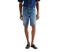 Jeansshorts WRANGLER "Texas", Damen, Gr. 34, N-Gr, harbor_blau, Denim/Jeans, Obermaterial: 99% Baumwolle, 1% Elasthan, Basic, Jeans Jeansshorts (56375034-34) harbor_blau