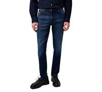 Wrangler Texas Slim Jeans in dunkler Fog Blue Waschung W34 / L30 Regular Fit