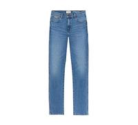 Wrangler Texas Slim Jeans in mittelblauer Maverik Waschung W44 / L30 Slim Fit