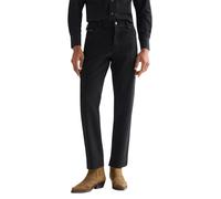 Gerade Jeans WRANGLER "Texas", Herren, Gr. 34, Länge 30, schwarz (schwarz overdye), Denim/Jeans, Obermaterial: 98% Baumwolle, 2% Elasthan, overdyed, Basic, regular fit lang, Jeans (754084-34) schwarz