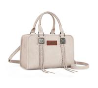 Wrangler Tragetasche für Damen, Western-Geldbörse, Vintage, Tragegriff oben, Beige, Medium