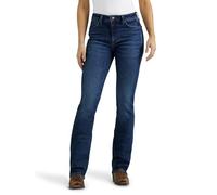 Wrangler Western Damen Retro Bailey Bootcut Jeans mit hohem Bund, Isla, Size:33, Inseam:30