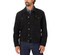 Wrangler Western-Jeansjacke für Herren, ungefüttert, Cowboy-Schnitt, Schwarz (Shadow Black), L