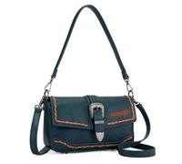 Wrangler Western-Umhängetasche für Damen, kleine Geldbörsen, Klappe, Unterarm-Clutch, Hobo-Handtaschen, Vintage-Cowgirl-Taschen, Grün dunkel, Small, Umhängetasche