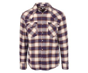 WRANGLER Westernshirt birch blue XL