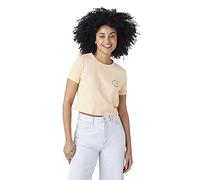 Wrangler Women's Baby Crop Tee T-Shirt, APRICOT Ice, Medium